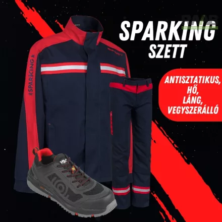 SPARKING Multifunkciós dzseki, nadrág, cipő szett - hő, láng, antisztatikus, vegyszerálló