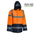 Jól-láthatósági, bélelt téli kabát narancs színben S-5XL-ig