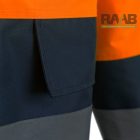 Jól-láthatósági, bélelt téli kabát narancs színben S-5XL-ig