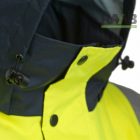 Jól-láthatósági, bélelt téli kabát citromsárga színben S-5XL-ig