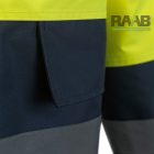 Jól-láthatósági, bélelt téli kabát citromsárga színben S-5XL-ig