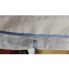 Auróra rövid köpeny világoskék szatén szegéllyel 2XL-6XL-ig 