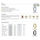 OXY BC TWL könnyűfém ovális karabíner