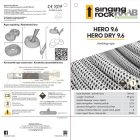 HERO 9,6 kötél sportmászóknak 30M