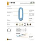 KATA 9.7 Csúcsminőségű mászókötél 30M