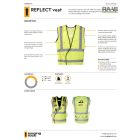 REFLECT VEST mellény fényvisszaverő csíkokkal