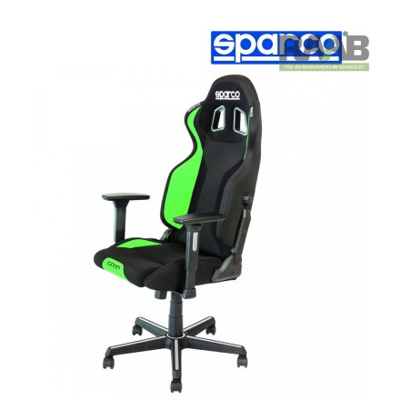 Sparco grip irodai szék fekete-fluozöld