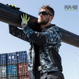 Fighter belül bundás pulóver - Kamoflázs XL-es méret