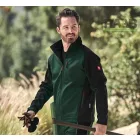 Softshell dzseki dryplexx® zöld fekete színben