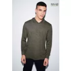 Lezser hosszú ujjú póló kapucnival - unisex