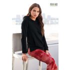 UNISEX LIGHT TERRY HOOD PULÓVER L-es méretben