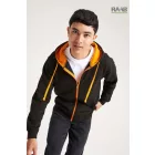 Varsity unisex pulóver végig cipzáras