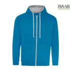 Varsity unisex pulóver végig cipzáras