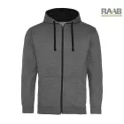 Varsity unisex pulóver végig cipzáras