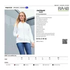 Bio&Eco, Vegan unisex pulóver kapucnival