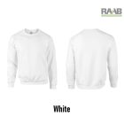 Crewneck unisex pulóver L-es fekete