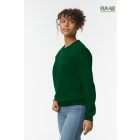 Crewneck unisex pulóver L-es fekete