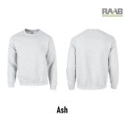 Crewneck unisex pulóver L-es fekete