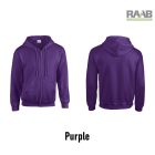 Adult Full zippzáras férfi pulóver zöld színben