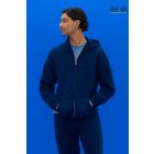 Adult Full zippzáras férfi pulóver zöld színben