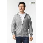 Adult Full zippzáras férfi pulóver zöld színben