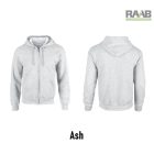 Adult Full zippzáras férfi pulóver zöld színben