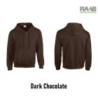 Adult Full zippzáras férfi pulóver zöld színben