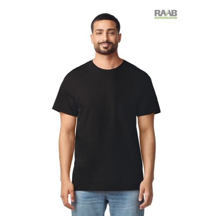 Light Cotton felnőtt címke nélküli póló - fekete 