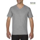 Egyszerű férfi póló V nyakkivágással 2XL méretben
