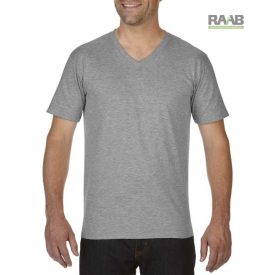 Egyszerű férfi póló V nyakkivágással 2XL méretben
