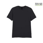 SOFTSTYLE - 3db Fekete Felnőtt unisex póló 3-5XL