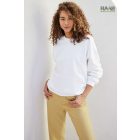 Fleece unisex környakkivágású pulóver 3-4XL-es méretben