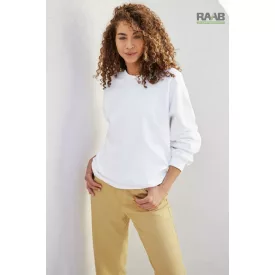   Fleece unisex környakkivágású pulóver S-2XL-es méretben