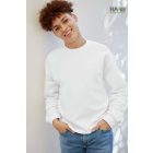 Fleece unisex környakkivágású pulóver S-2XL-es méretben