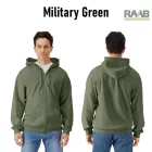 SOFTSTYLE MIDWEIGHT FLEECE FULL ZIP PULÓVER 3XL-4XL-ig