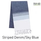 Stripped fouta strandtörölköző 180x90 cm