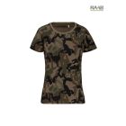 Camo Short-Sleeved terepmintás női póló