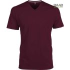 V-Neck férfi pamutpóló