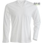 V nyakkivágású férfi póló 