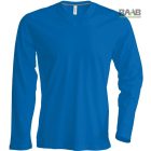 V nyakkivágású férfi póló 