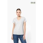 V-Neck női pamutpóló