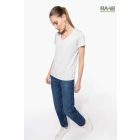 V-Neck női pamutpóló