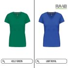 V-Neck női pamutpóló