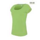 Boat Neck mély nyakkivágású női póló