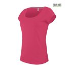 Boat Neck mély nyakkivágású női póló