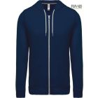 Egyszerű, kapucnis, unisex pulóver