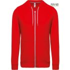 Egyszerű, kapucnis, unisex pulóver