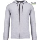 Egyszerű, kapucnis, unisex pulóver