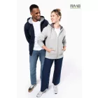 Full cipzáras unisex kapucnis pulóver 