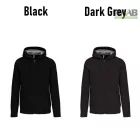 Full cipzáras unisex kapucnis pulóver 